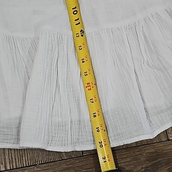 Caslon Cotton Gauze Tank Adjustable Straps Size XS - Picture 15 of 16